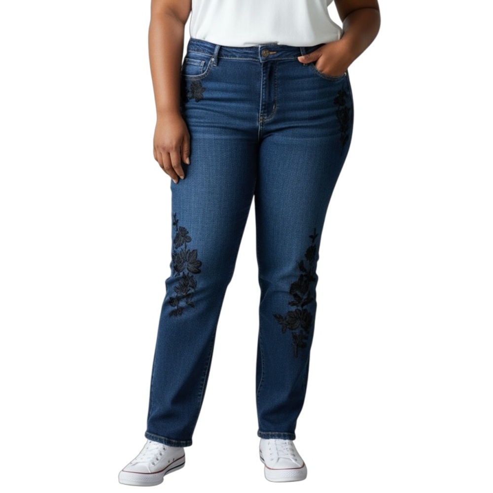Nanette Lepore Women's Size 20W Belle High Rise Bootcut Jeans